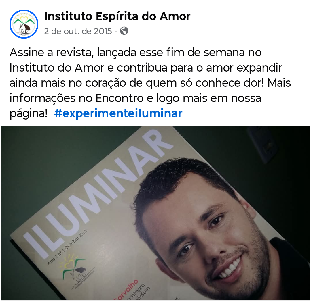 10 ANOS DE LANÇAMENTO DA REVISTA ILUMINAR 