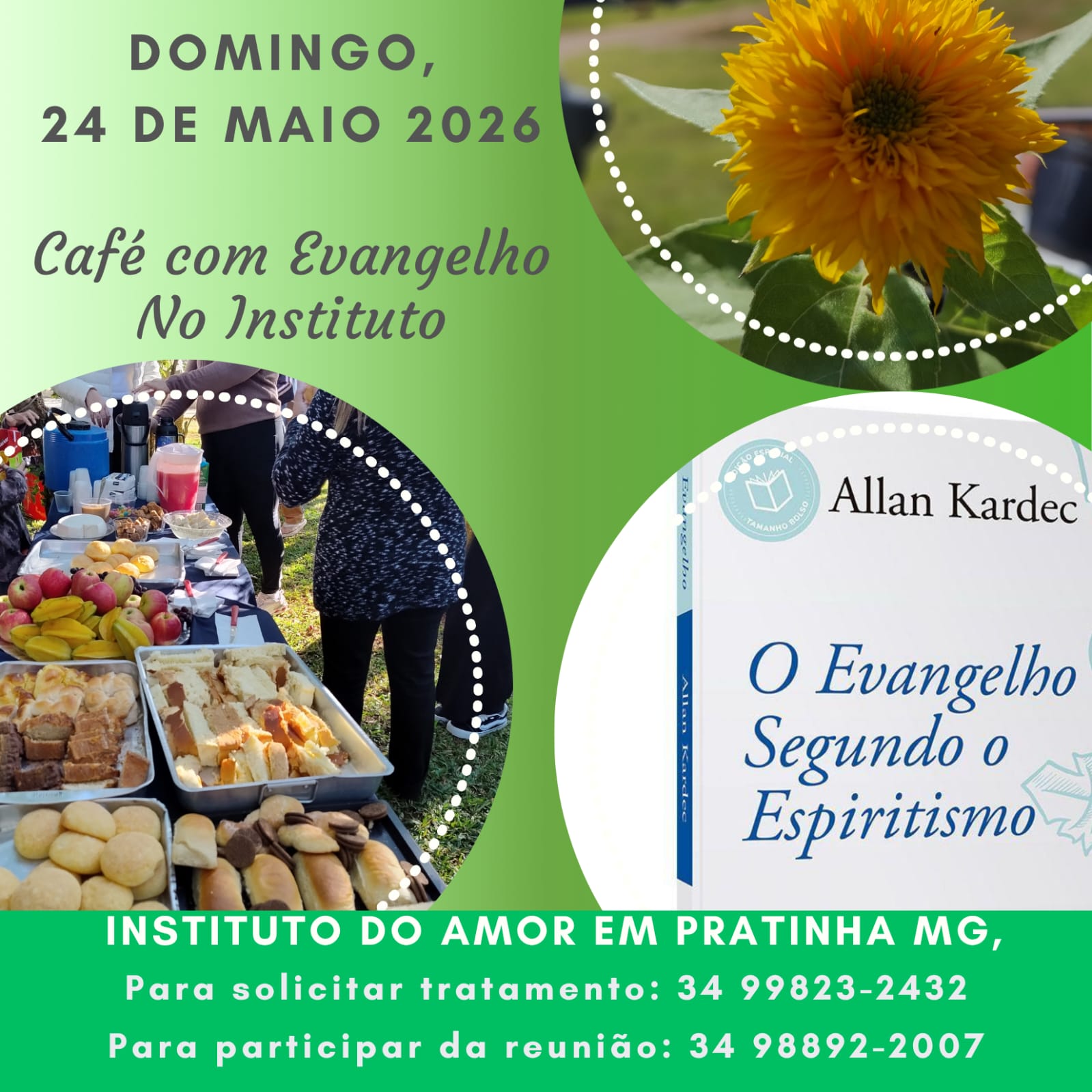 CAFÉ COM EVANGELHO DIA 24 DE MAIO