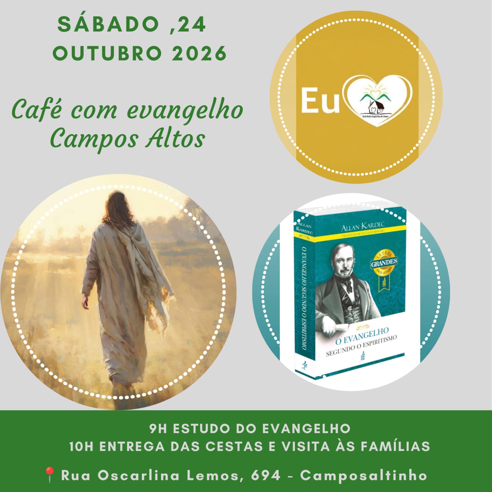 CAFÉ COM EVANGELHO EM CAMPOS ALTOS 24 OUTUBRO 