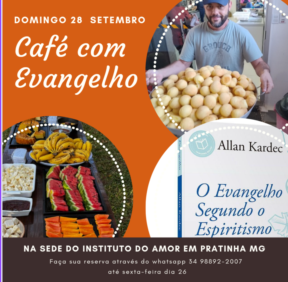 CAFÉ COM EVANGELHO - 28 SETEMBRO 