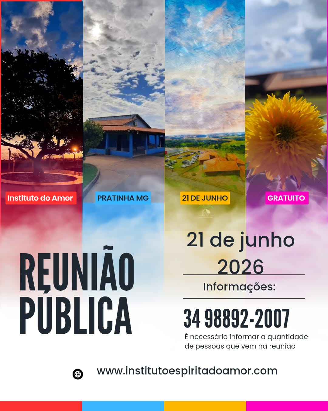 REUNIÃO PÚBLICA NO INSTITUTO ESPIRITA DO AMOR 