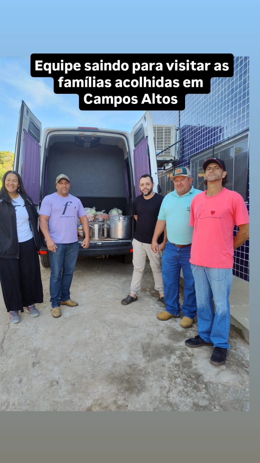 TRABALHO SOCIAL ÀS FAMÍLIAS DE CAMPOS ALTOS