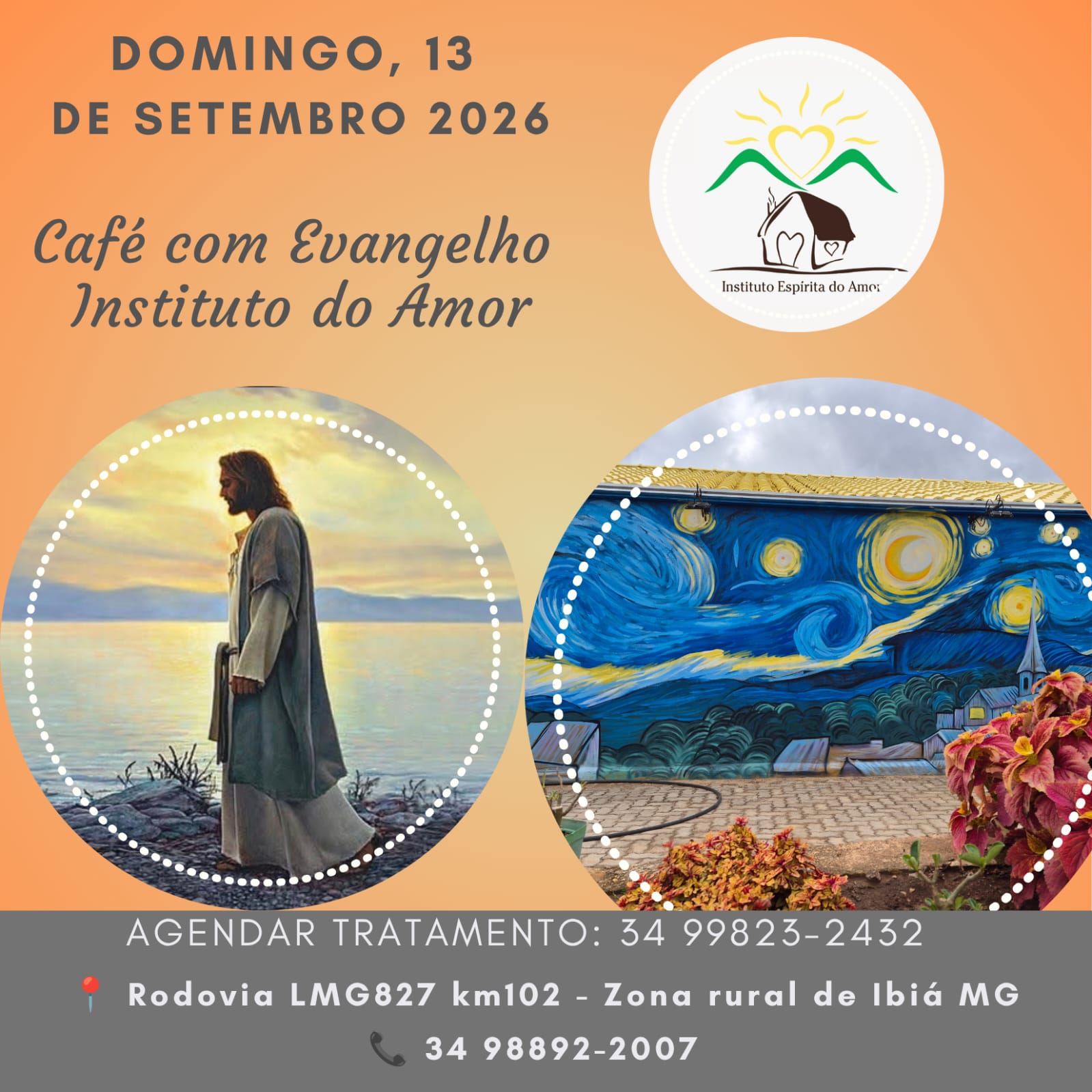CAFÉ COM EVANGELHO 13 SETEMBRO 2026
