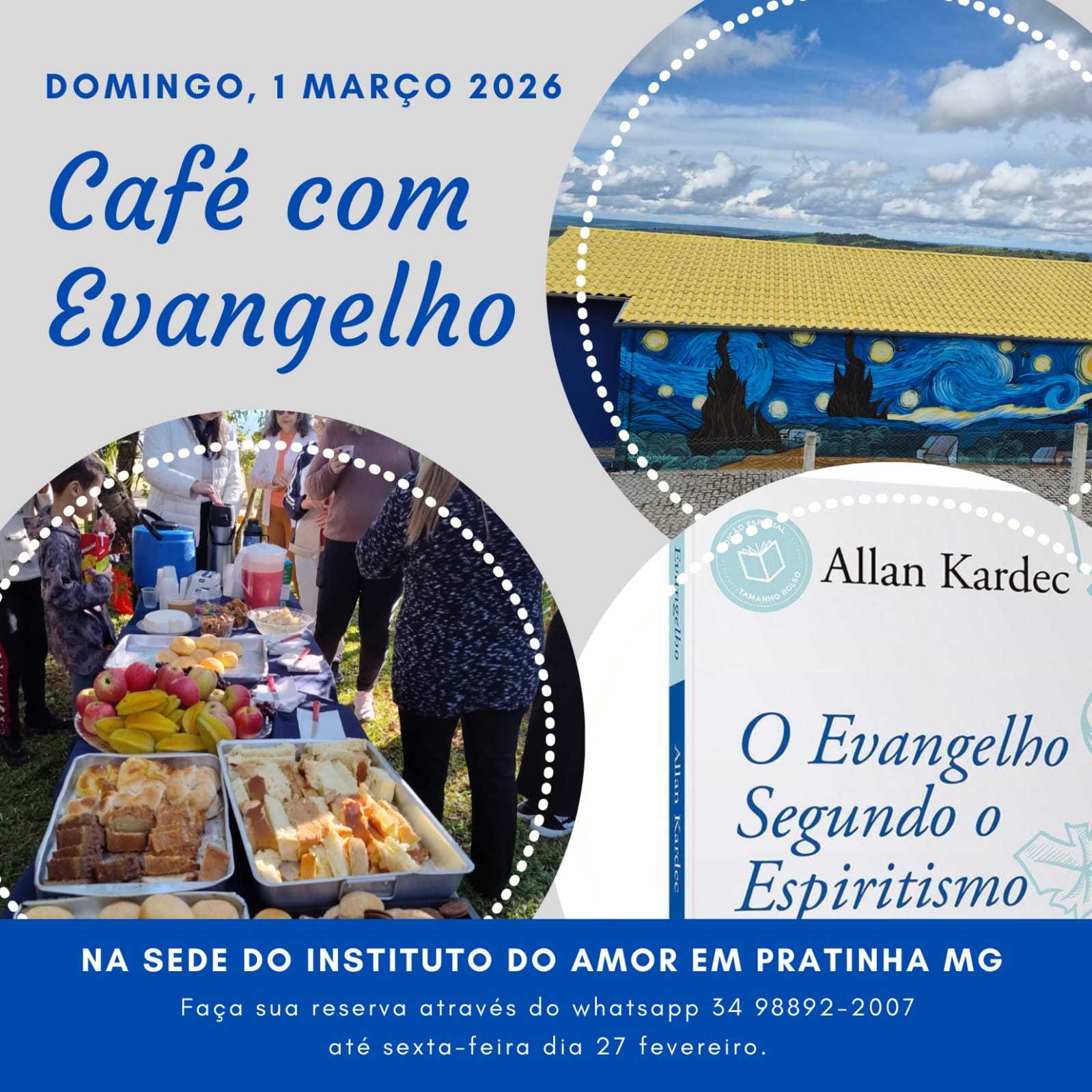 CAFÉ COM EVANGELHO 1 MARÇO 2026