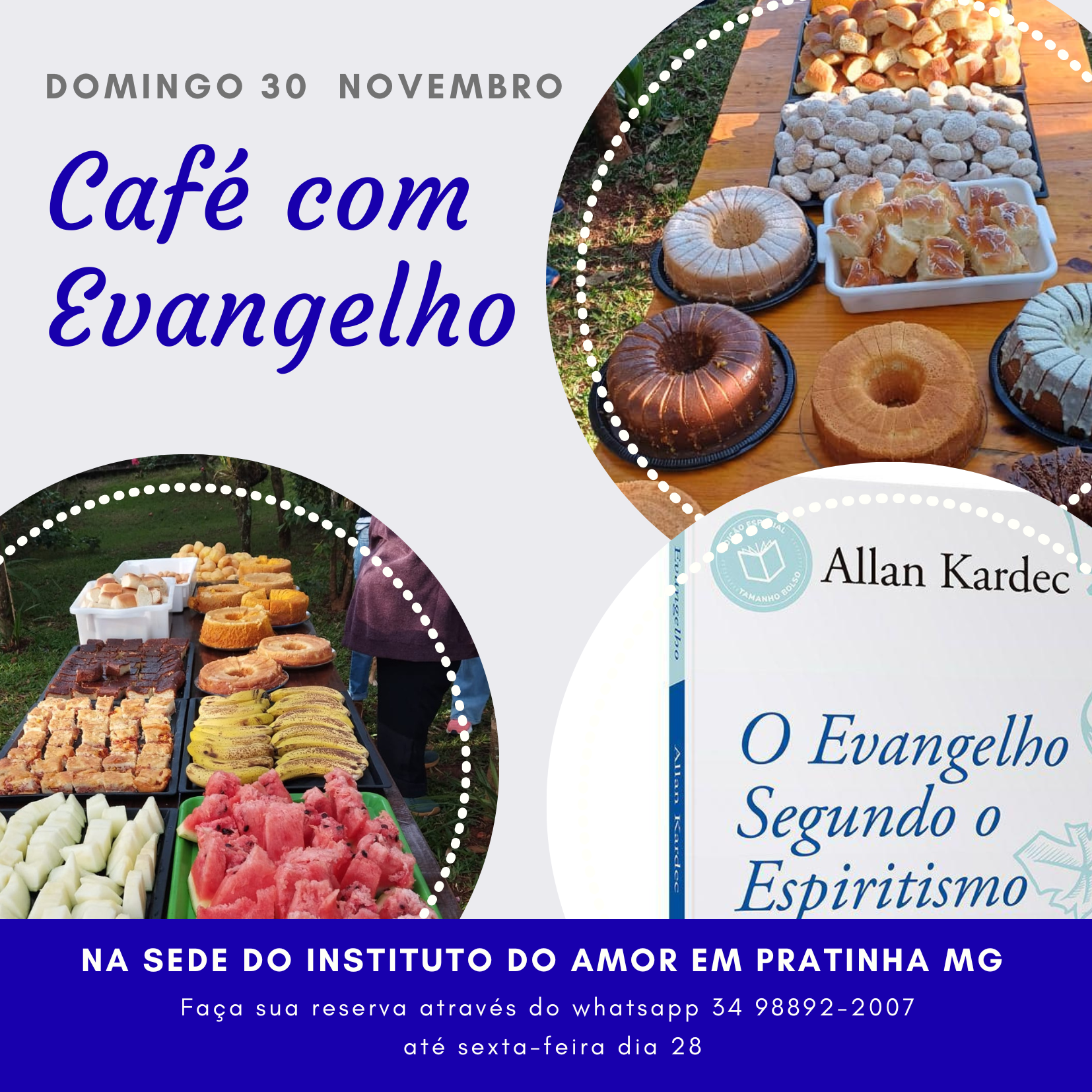 CAFÉ COM EVANGELHO - 30 NOVEMBRO 